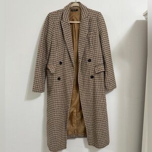 Nasty Gal Houndstooth Coat